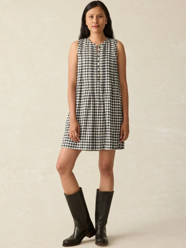 Dresses | Faherty Brand Isha Gingham Dress - Moonlit Gingham