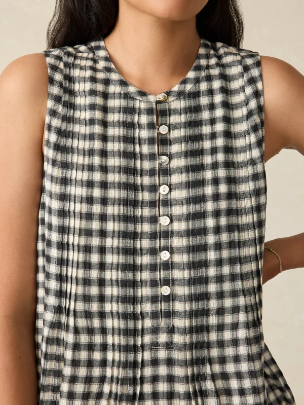 Dresses | Faherty Brand Isha Gingham Dress - Moonlit Gingham