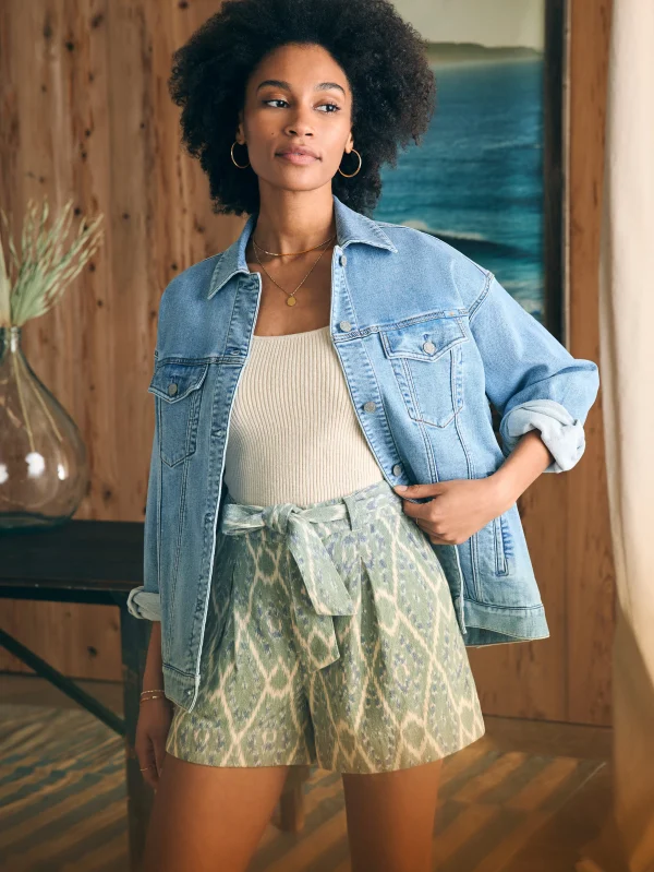 Shorts & Skirts | Faherty Brand Isla Short - Tuscan Ikat