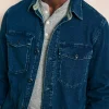 Jackets & Vests | Faherty Brand Jersey Shirt Jacket - Indigo