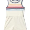 Kids | Faherty Brand Kids Cabana Towel Terry Romper - Seacoast Skyline Stripe