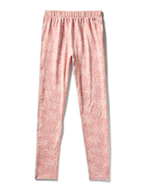 Kids | Faherty Brand Kids Cloud Cotton Pajama Set - Rose Tropic Trees