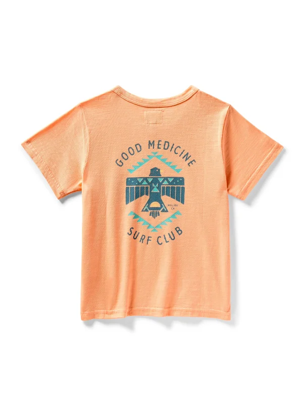 Kids | Faherty Brand Kids Good Medicine Graphic Tee - Island Melon