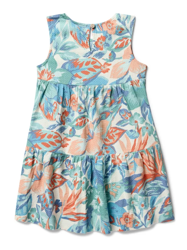 Kids | Faherty Brand Kids Lanai Seersucker Dress - Paradise Blossom Floral