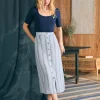 Shorts & Skirts | Faherty Brand La Jolla Skirt - Day Lily Stripe