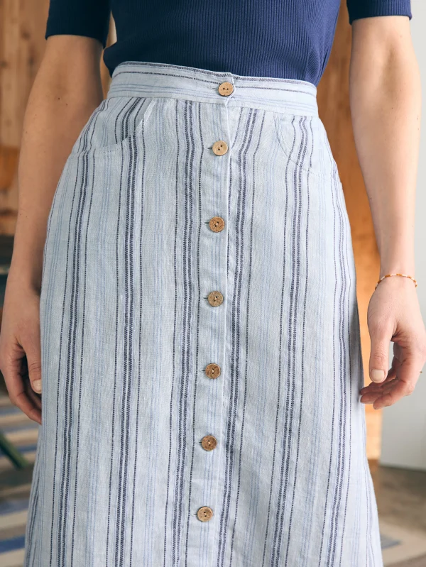 Shorts & Skirts | Faherty Brand La Jolla Skirt - Day Lily Stripe