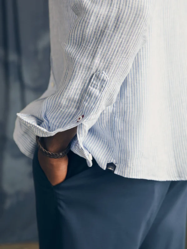 Shirts | Faherty Brand Laguna Linen Shirt - Summer Classic Stripe