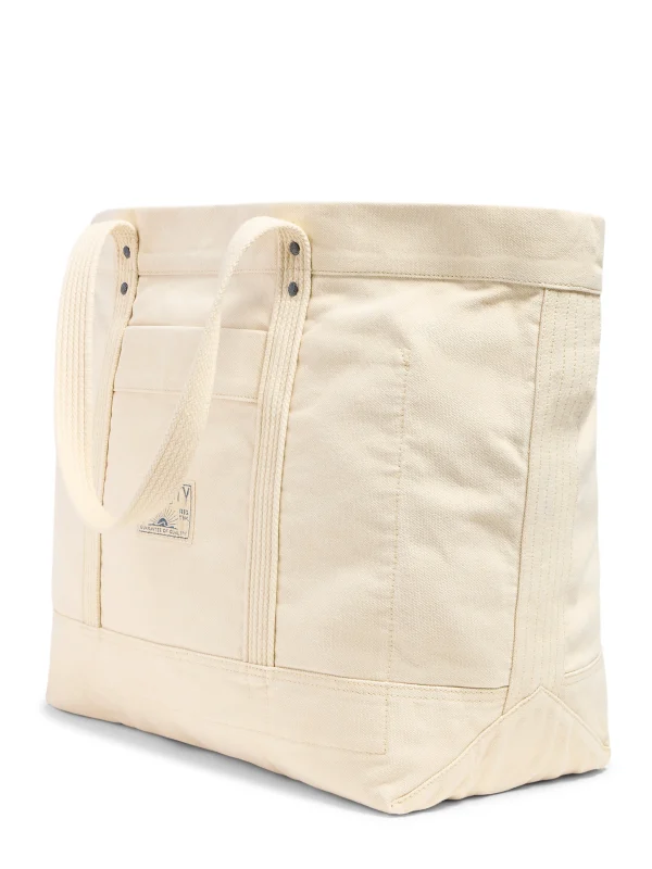 Bags | Bags | Faherty Brand Large Sunwashed Canvas Tote - Ecru