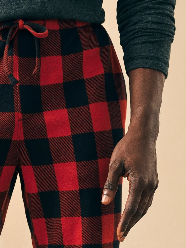 Pants | Faherty Brand Legend™ Pajama Pant - Red Black Buffalo