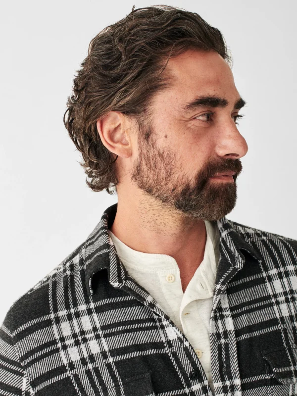 Shirts | Faherty Brand Legend™ Sweater Shirt - Charcoal Bone Plaid