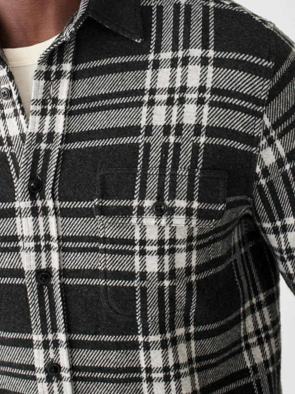 Shirts | Faherty Brand Legend™ Sweater Shirt - Charcoal Bone Plaid