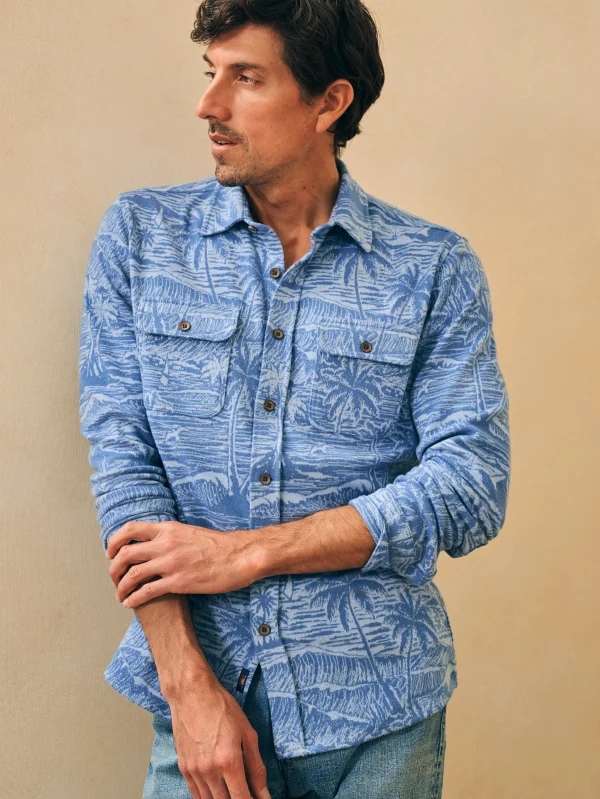 Shirts | Faherty Brand Legend™ Sweater Shirt - Coastal Waters