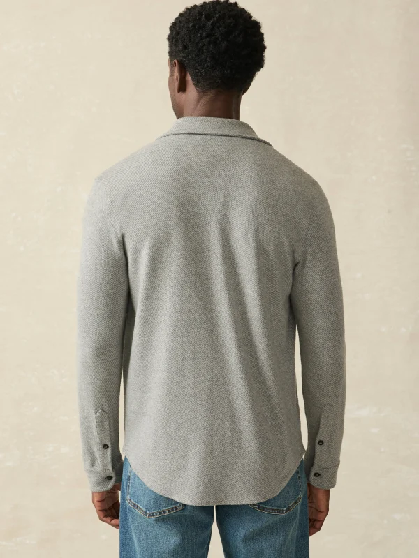 Shirts | Faherty Brand Legend™ Sweater Shirt - Fossil Grey Twill