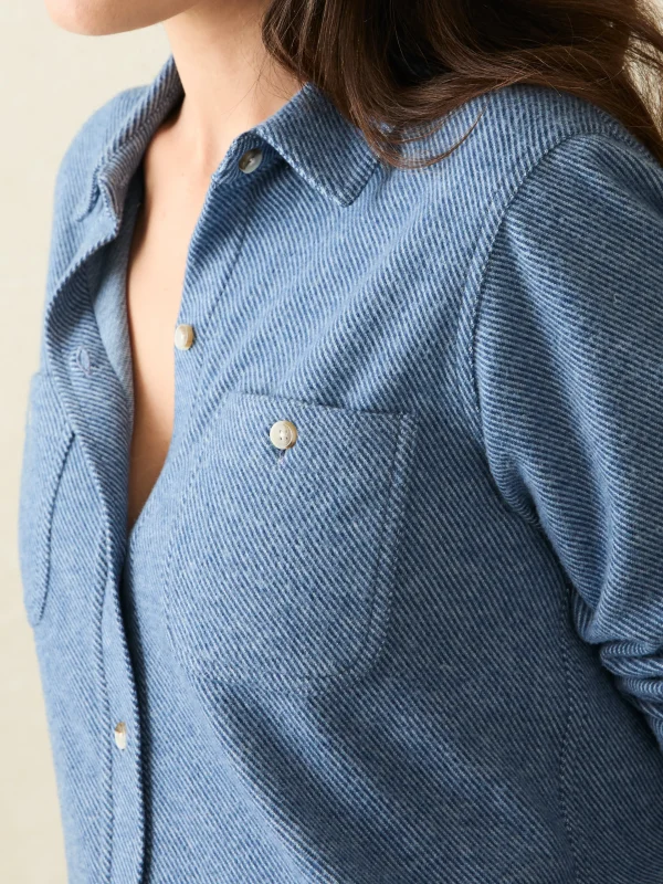 Shirts & Tops | Faherty Brand Legend™ Sweater Shirt - Glacier Blue Twill