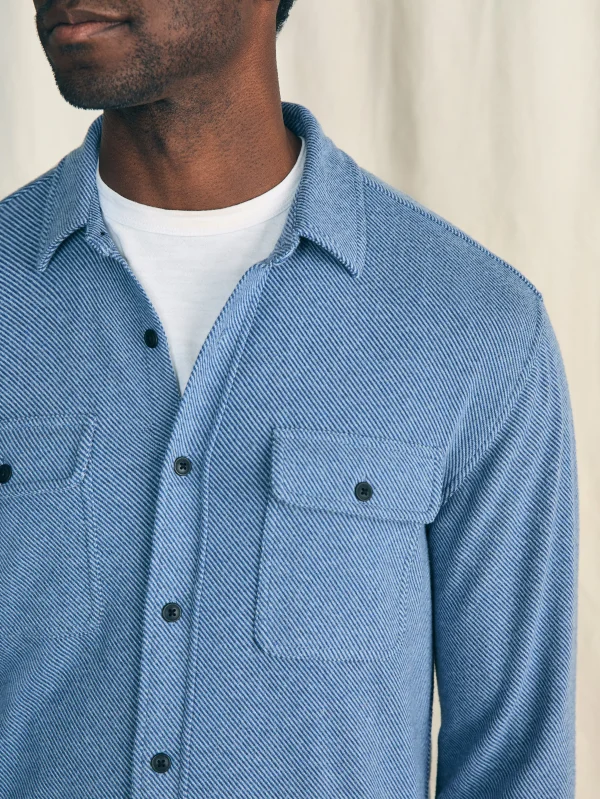 Shirts | Faherty Brand Legend™ Sweater Shirt - Glacier Blue Twill