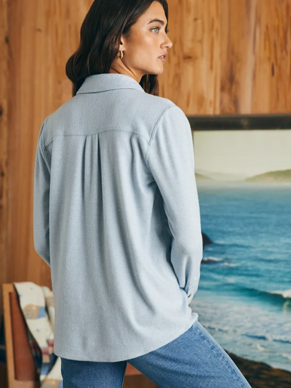 Shirts & Tops | Faherty Brand Legend™ Sweater Shirt - Ice Blue Twill