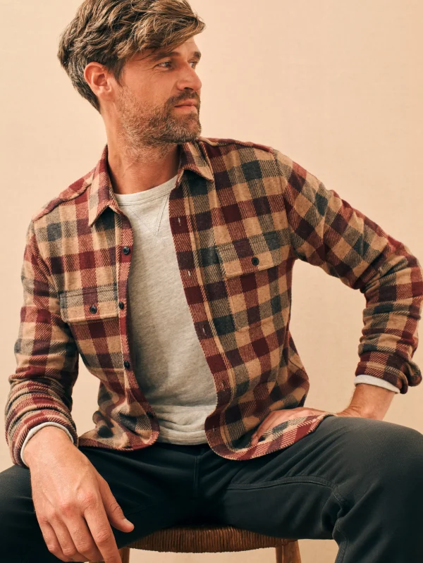 Shirts | Faherty Brand Legend™ Sweater Shirt - Sky Peak Buffalo