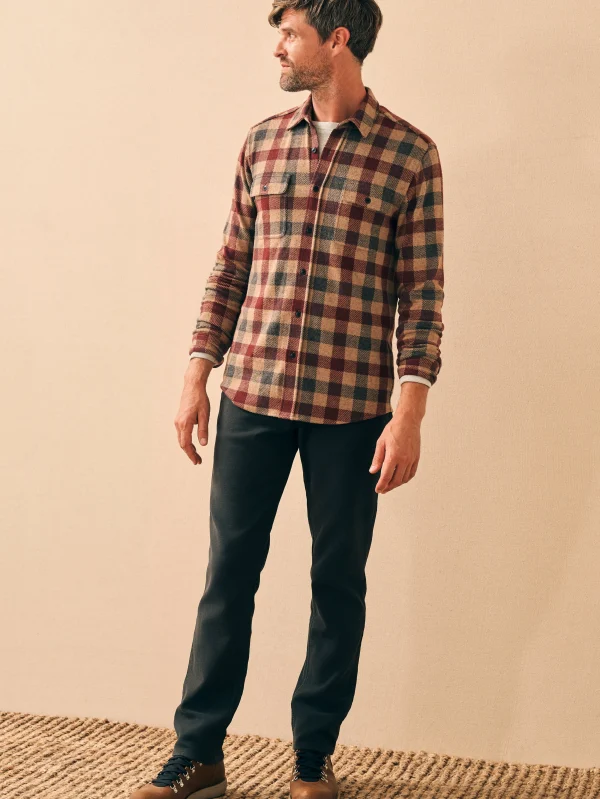 Shirts | Faherty Brand Legend™ Sweater Shirt - Sky Peak Buffalo