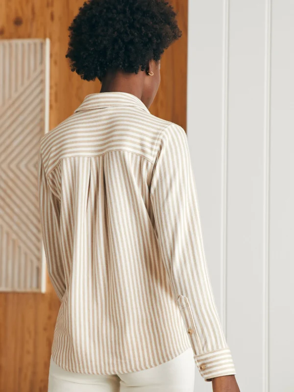 Shirts & Tops | Faherty Brand Legend™ Sweater Shirt - Tannin Stripe