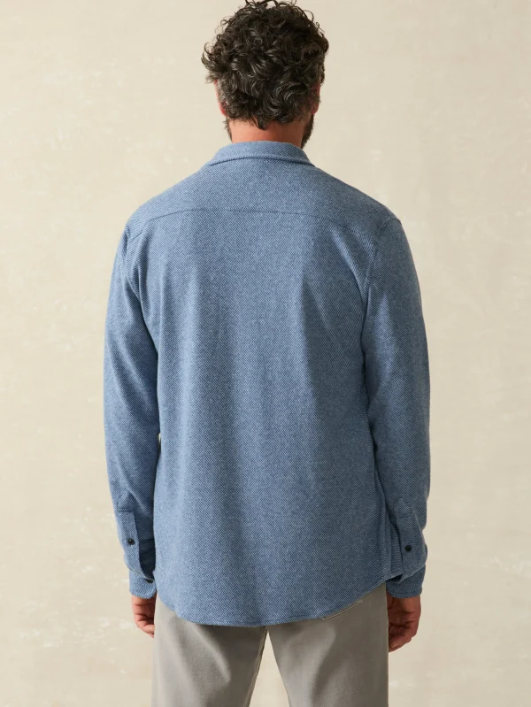 Shirts | Faherty Brand Legend™ Sweater Shirt (Single Pocket) - Glacier Blue Twill