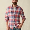 Shirts | Faherty Brand Legend™ Sweater Shirt (Tall) - Cherry Blue Buffalo