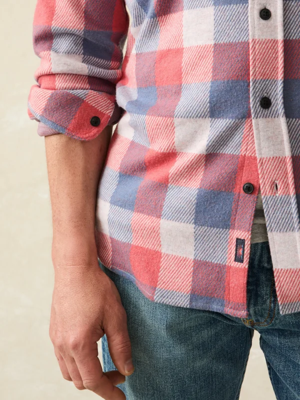 Shirts | Faherty Brand Legend™ Sweater Shirt (Tall) - Cherry Blue Buffalo