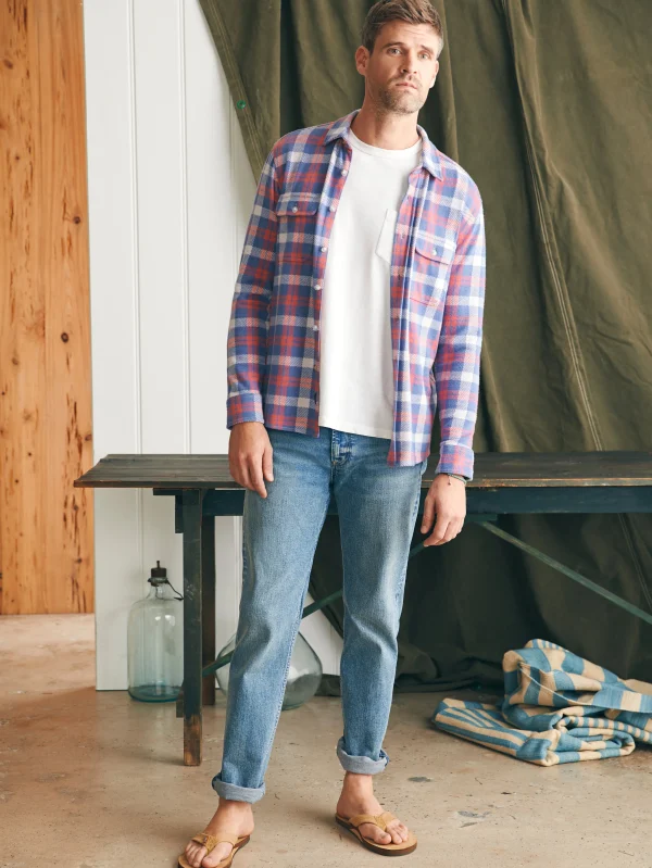 Shirts | Faherty Brand Legend™ Sweater Shirt (Tall) - Viewpoint Rose Plaid