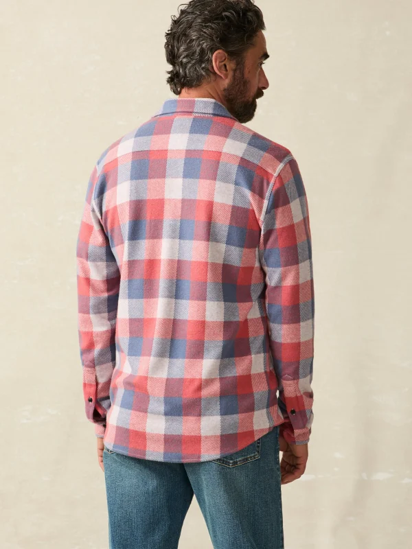 Shirts | Faherty Brand Legend™ Sweater Shirt (Tall) - Cherry Blue Buffalo