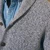 Sweaters | Faherty Brand Marled Cotton Cardigan - Light Grey Marl