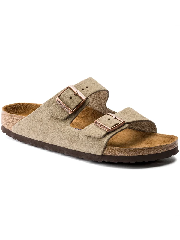 Shoes | Faherty Brand Men's Birkenstock Arizona Soft Footbed - Taupe