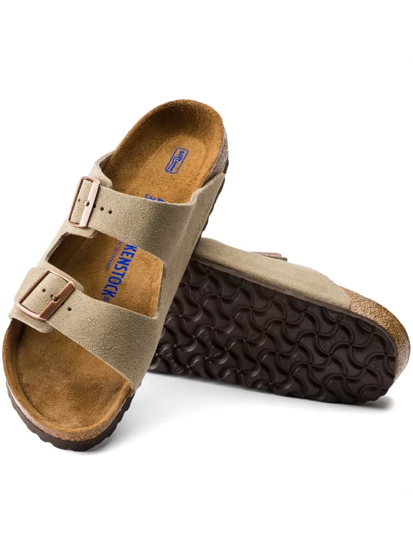 Shoes | Faherty Brand Men's Birkenstock Arizona Soft Footbed - Taupe