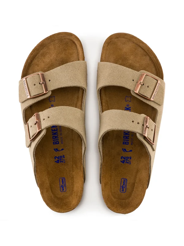 Shoes | Faherty Brand Men's Birkenstock Arizona Soft Footbed - Taupe