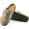 Shoes | Faherty Brand Men's Birkenstock Boston Clog Soft Footbed - Taupe