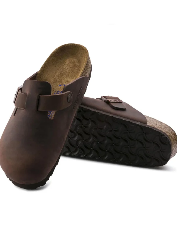 Shoes | Faherty Brand Men's Birkenstock Boston Clog Soft Footbed - Oiled Leather Habana