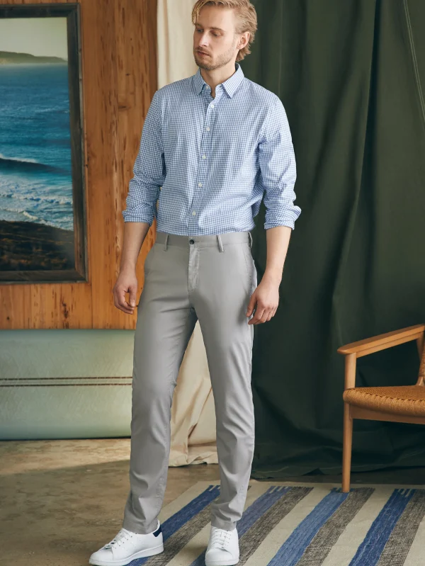 Pants | Faherty Brand Movement™ Chino Pant (32" Inseam) - Fossil