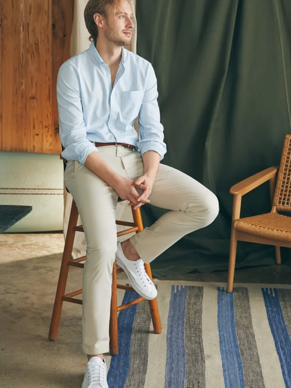 Pants | Faherty Brand Movement™ Chino Pant (32" Inseam) - Light Sand