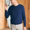 Sweaters | Faherty Brand Movement™ Crewneck Sweater (Tall) - Marine Navy Heather