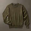 Sweaters | Faherty Brand Movement™ Crewneck Sweater (Tall) - Olive Ridge Heather