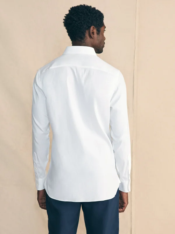 Shirts | Faherty Brand Movement™ Dress Shirt - Cloud White