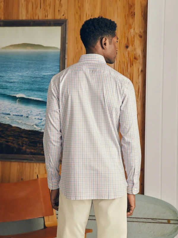 Shirts | Faherty Brand Movement™ Dress Shirt - Rose Bay Gingham