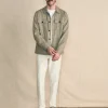 Jackets & Vests | Faherty Brand Movement™ Flex Linen Shirt Jacket - Olive Isle