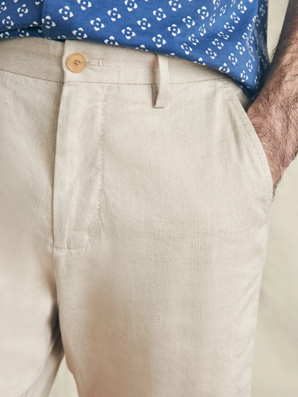 Shorts | Faherty Brand Movement™ Flex Linen Short (7" Inseam) - Natural