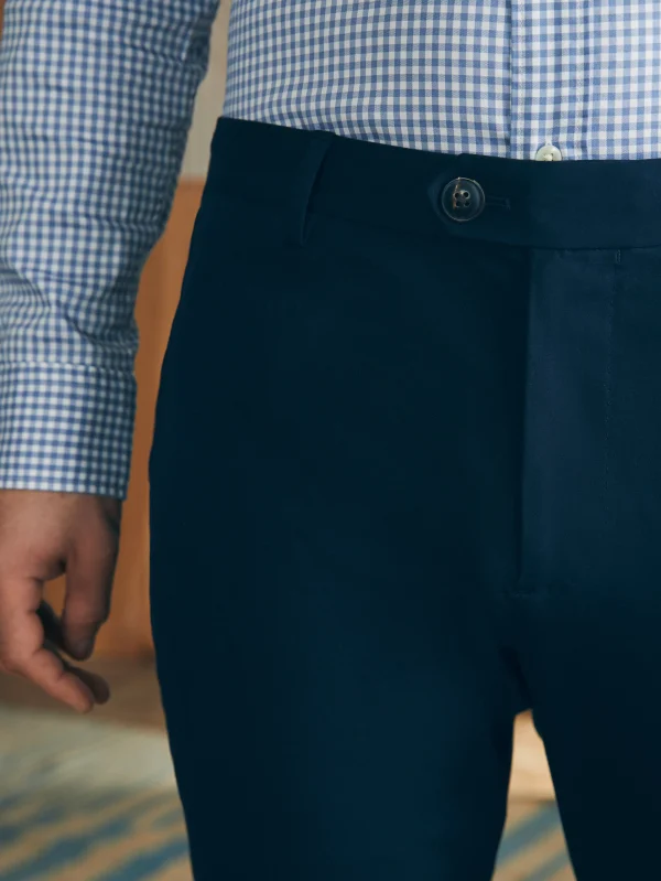 Pants | Faherty Brand Movement™ Knit Pant (32" Inseam) - Lupine Navy