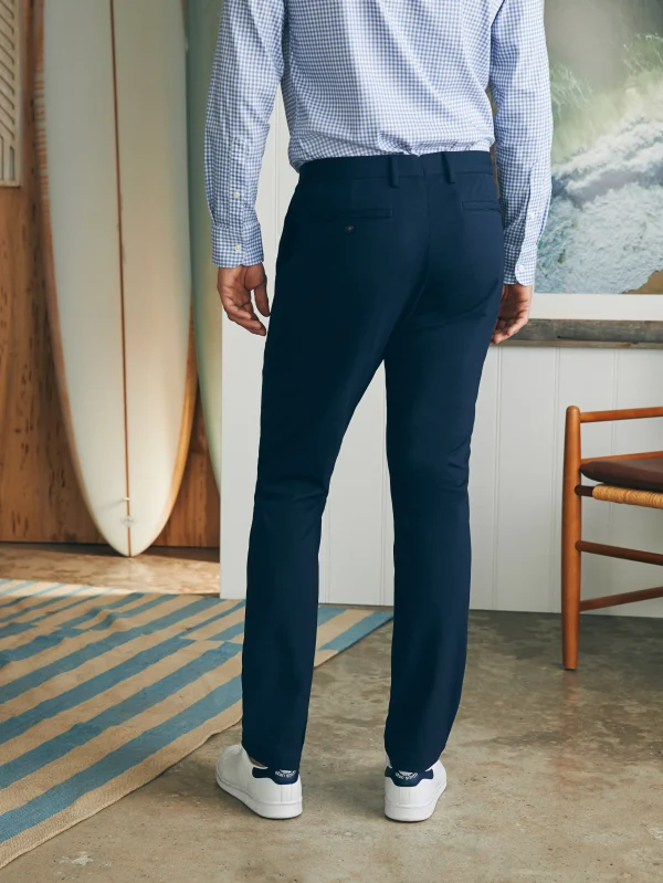 Pants | Faherty Brand Movement™ Knit Pant (32" Inseam) - Lupine Navy