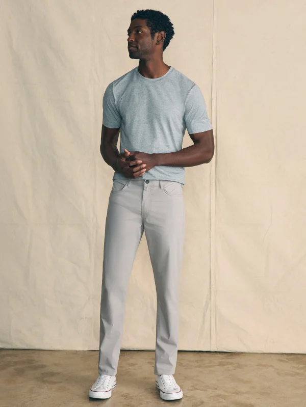 Pants | Faherty Brand Movement™ 5-Pocket Pant - Fossil