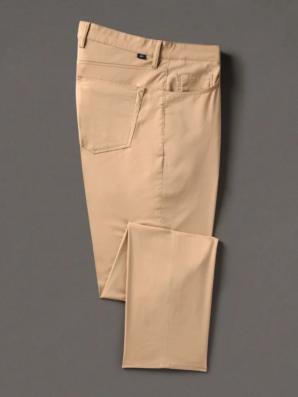 Pants | Faherty Brand Movement™ 5-Pocket Pant - Island West Khaki