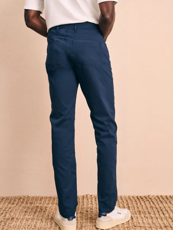 Pants | Faherty Brand Movement™ 5-Pocket Pant - Navy