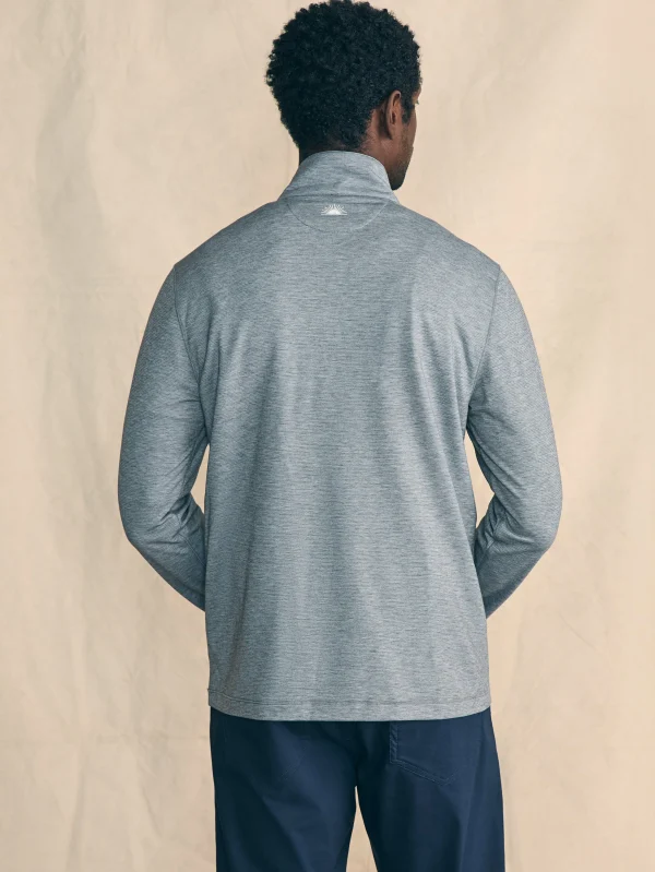 Hoodies & Sweatshirts | Faherty Brand Movement™ Quarter Zip - Fall Rock Feeder