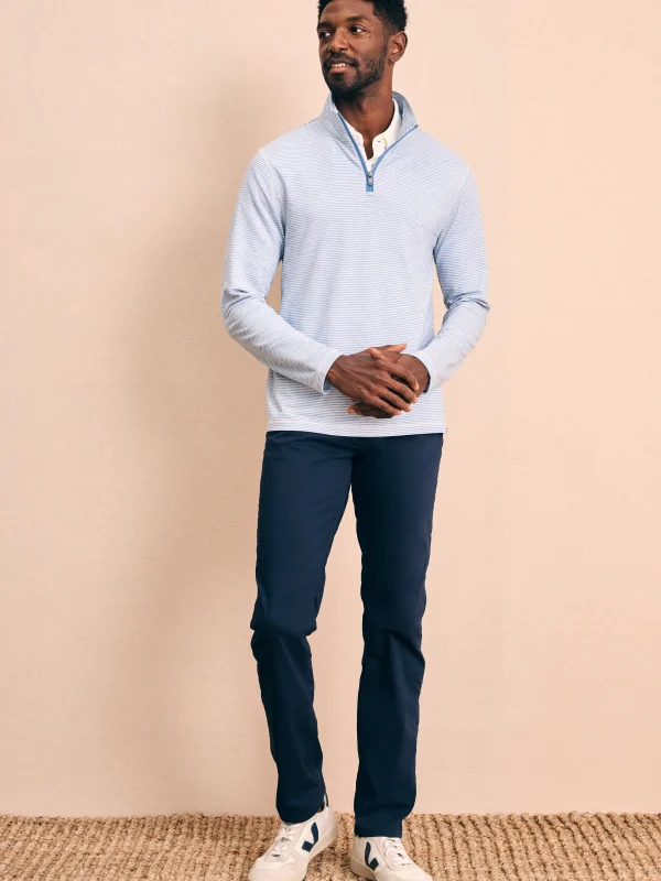 Hoodies & Sweatshirts | Faherty Brand Movement™ Quarter Zip - Madaket Stripe