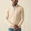 Sweaters | Faherty Brand Movement™ Quarter Zip Sweater (Tall) - Soft Dune Heather